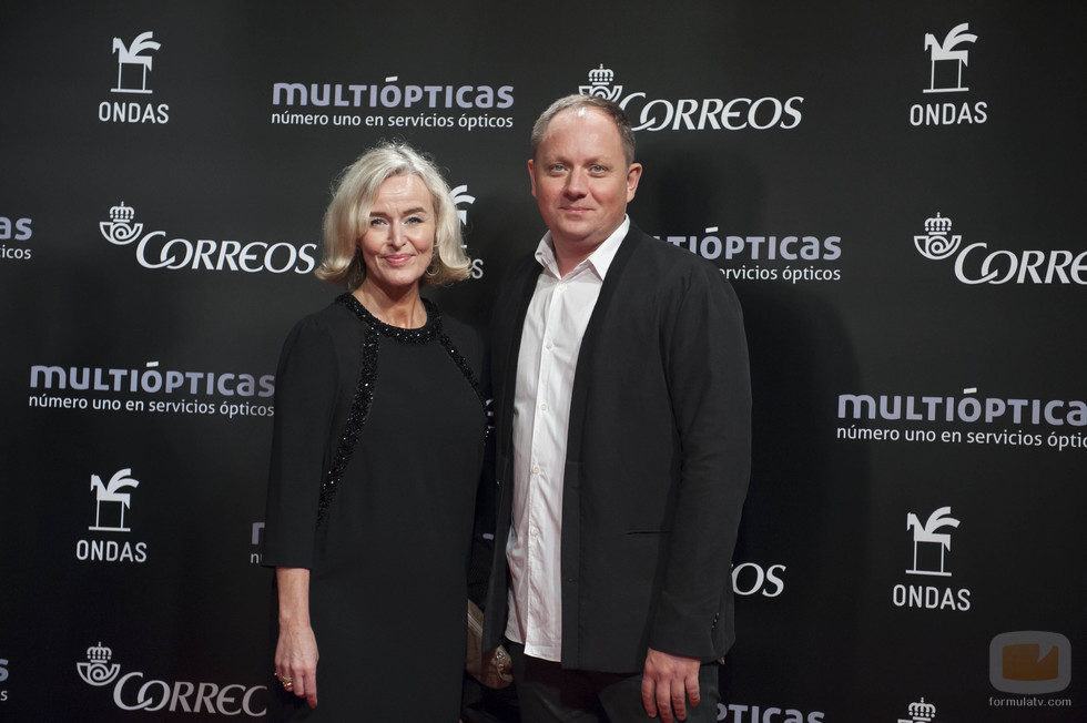 Pernile Gaardbo y Jon Lagermand en los Premios Ondas 2014