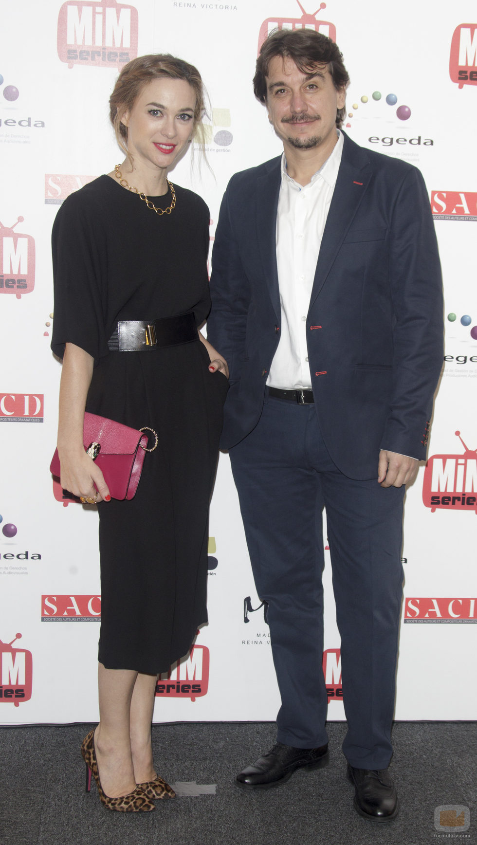 Marta Hazas y Javier Veiga en los Premios MIM 2014