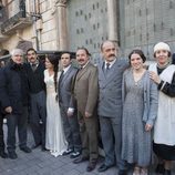 Foto de familia de los actores de 'Habitaciones cerradas'