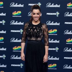 Ruth Lorenzo posando en el photocall de los Premios 40 Principales 2014 