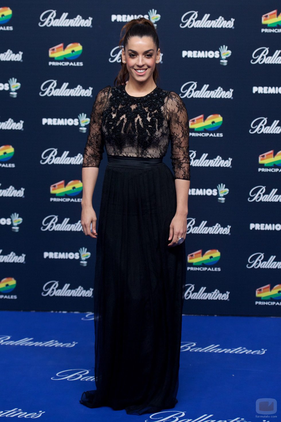 Ruth Lorenzo posando en el photocall de los Premios 40 Principales 2014 