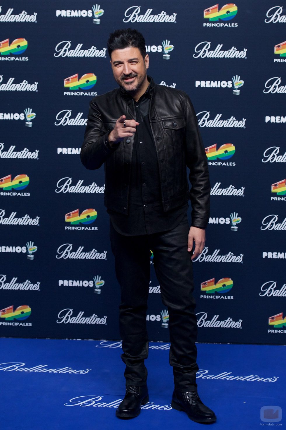 Tony Aguilar en el photocall de los Premios 40 Principales 2014 