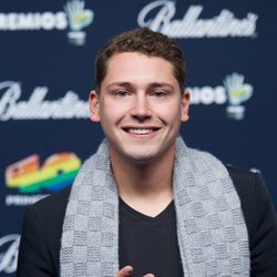 Cris Cab en el photocall de los Premios 40 Principales 2014 