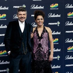 Nacho Guerreros y Cristina Medina Premios 40 principales 2014