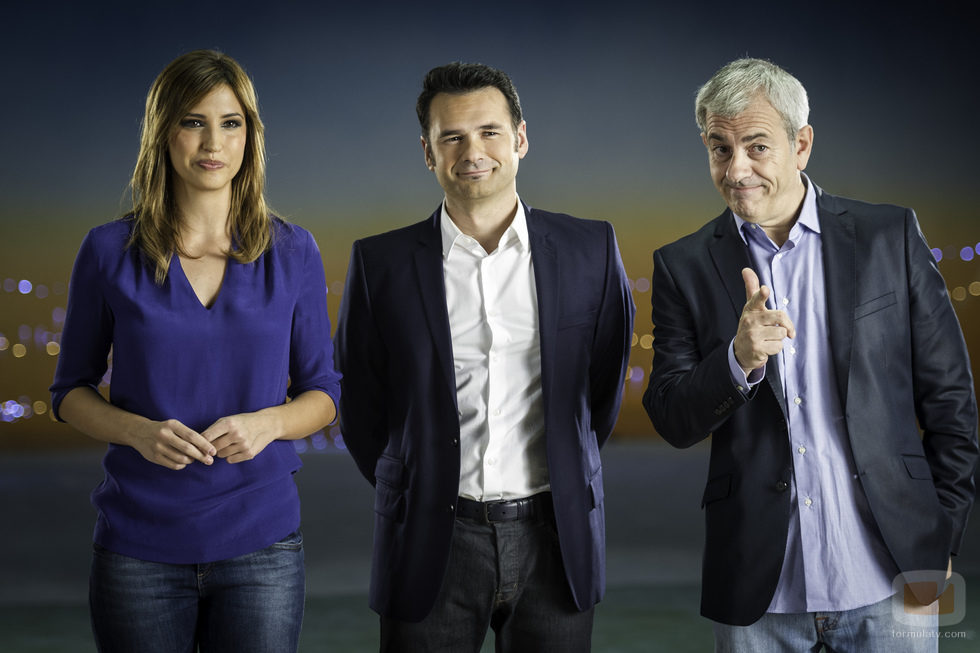 Sandra Sabatés, Iñaki López y Carlos Sobera en "Regálate tú"