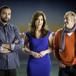 Antonio Esteva, Mamen Mendizábal y Karlos Arguiñano en "Regálate tú"