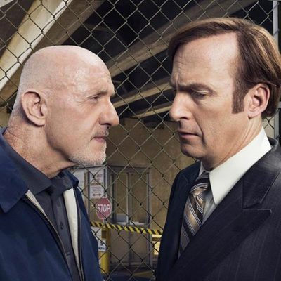 Mike y Saul en una foto promocional de 'Better Call Saul'