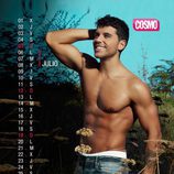 Aitor Ferrón es julio en el Calendario de Hombres 2015