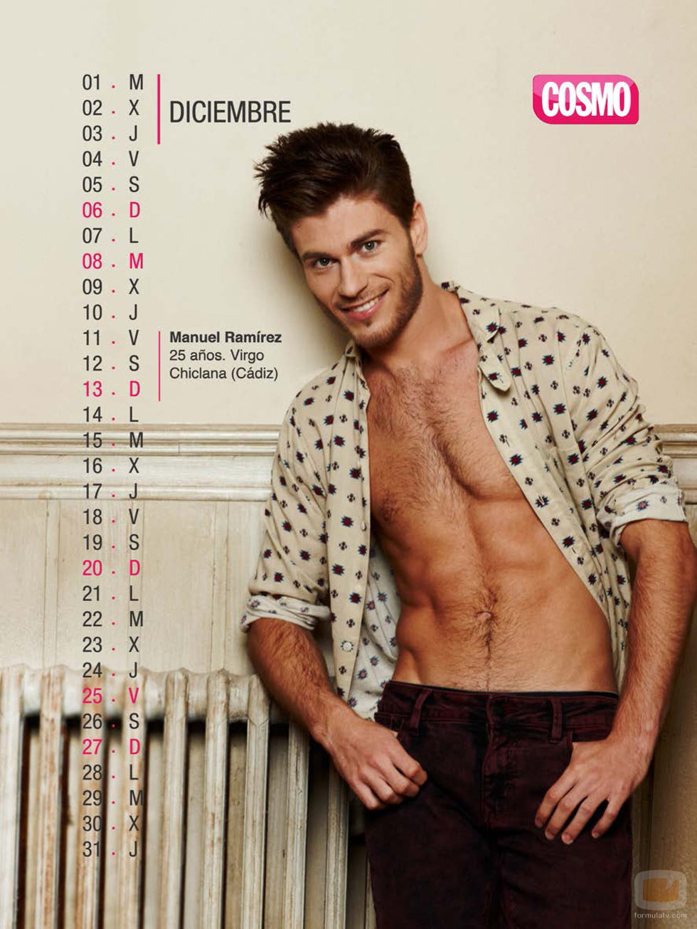 Manuel Ramírez es diciembre en el Calendario de Hombres 2015