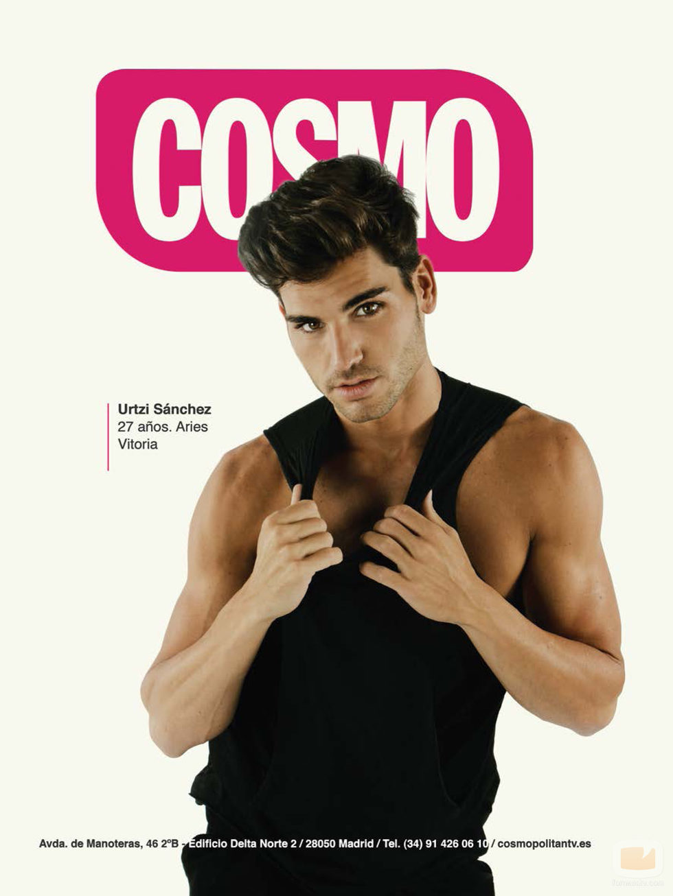 Urtzi Sánchez es la contraportada del Calendario de Hombres 2015