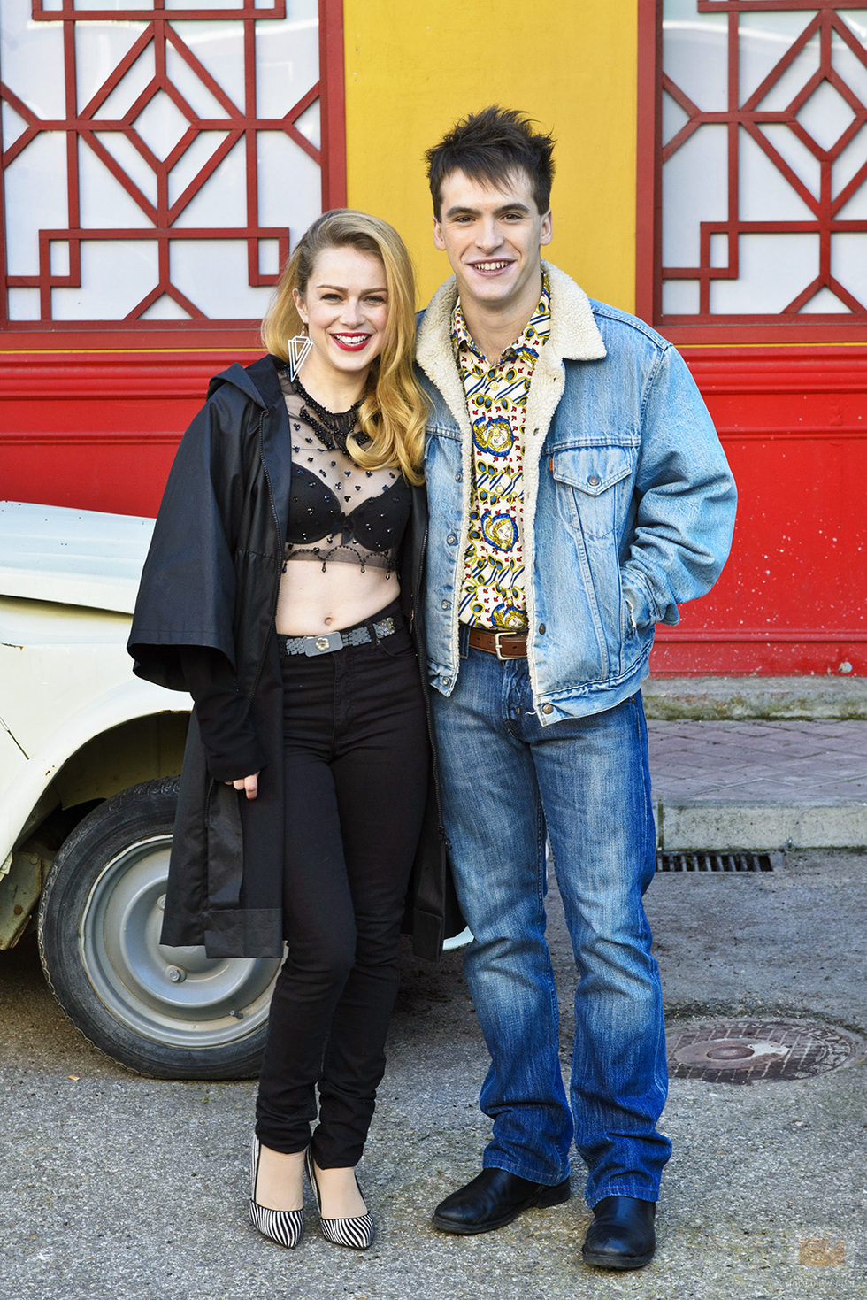 Carla Nieto y Ricardo Gómez en 'Cuéntame cómo pasó'