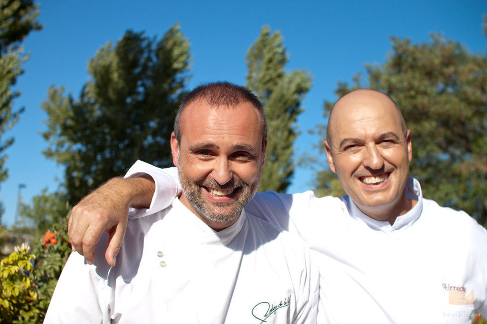 Los chefs Rodrigo de la Calle e Íñigo Urrechu