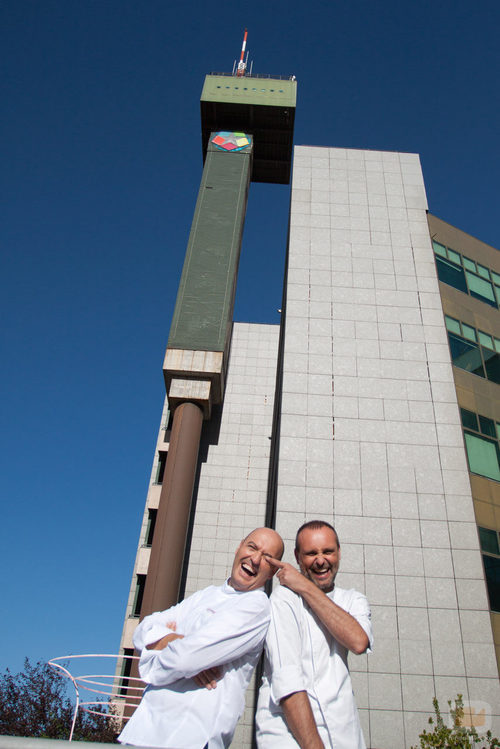 Rodrigo de la Calle e Íñigo Urrechu en Telemadrid