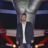 Antonio Orozco en el plató de 'La Voz'