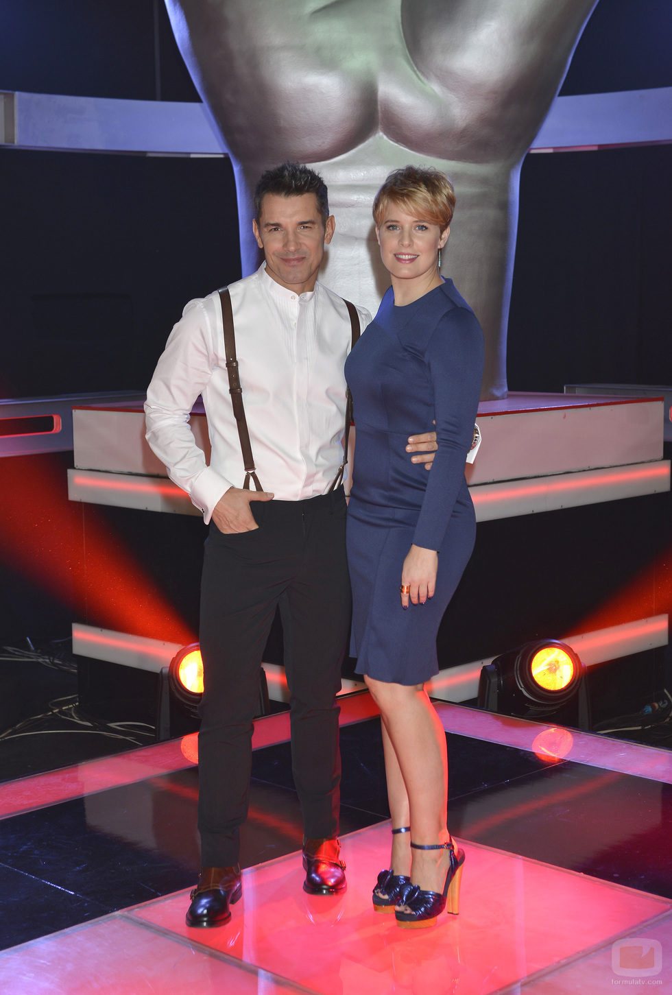 Tania Llasera y Jesús Vázquez, presentadores de 'La Voz'