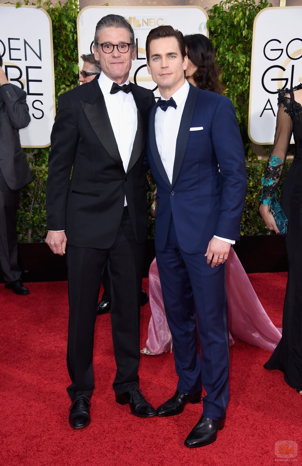 Matt Bomer y su marido Simon Halls en los Globos de Oro 2015