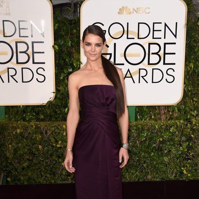 Katie Holmes en los Globos de Oro 2015