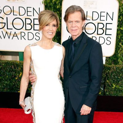 William H. Macy y Felicity Huffman en los Globos de Oro 2015