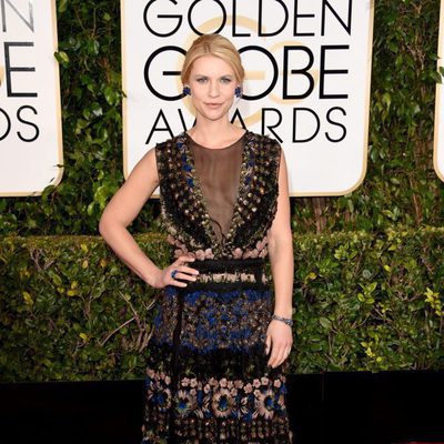 Claire Danes en los Globos de Oro 2015
