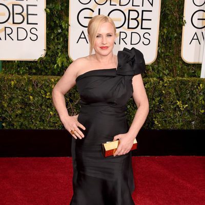 Patricia Arquette en la alfombra roja de los Globos de Oro 2015