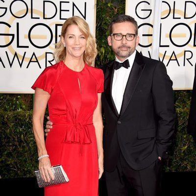 Steve Carell en los Globos de Oro 2015