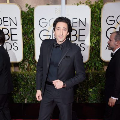 Adrien Brody en los Globos de Oro 2015