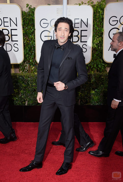Adrien Brody en los Globos de Oro 2015