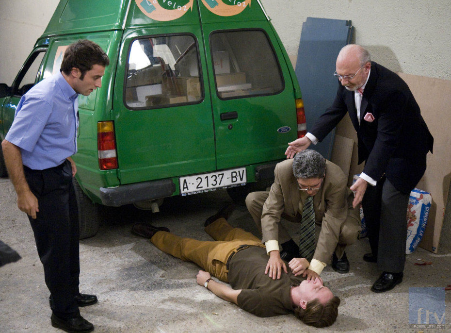 Iván Massagué atropellado en 'La familia Mata'