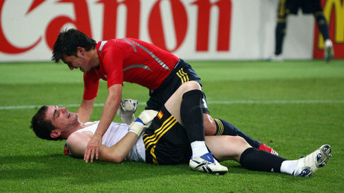 David Villa e Íker Casillas