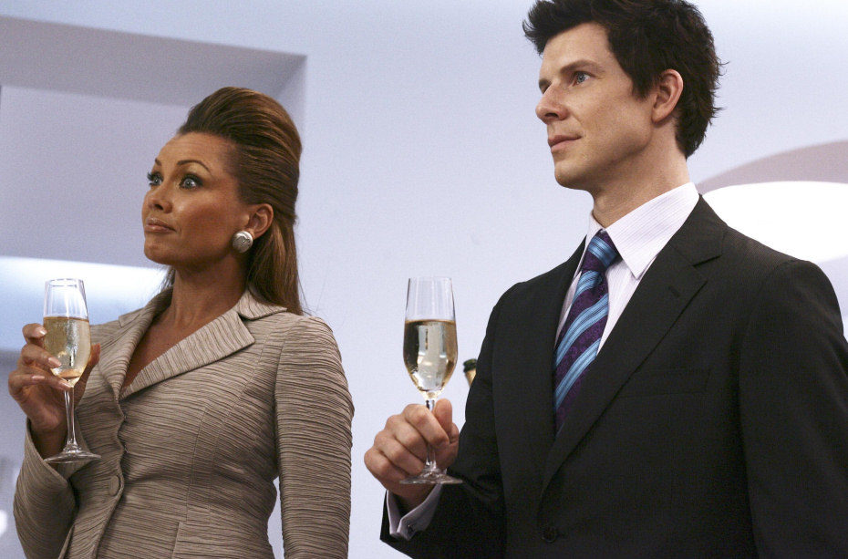 Vanessa Williams y Eric Mabius en 'Ugly Betty'