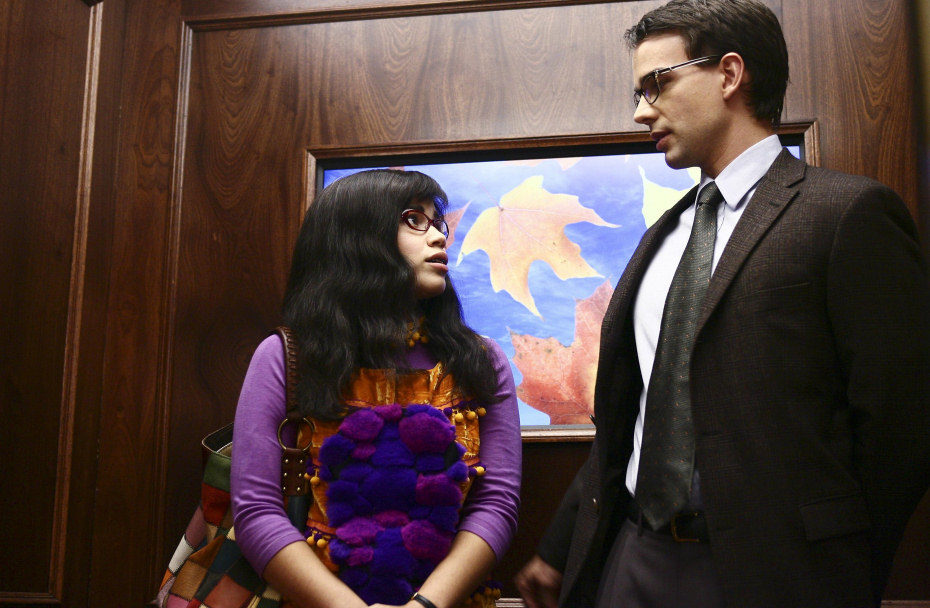 America Ferrera y Christopher Gorham en 'Ugly betty'