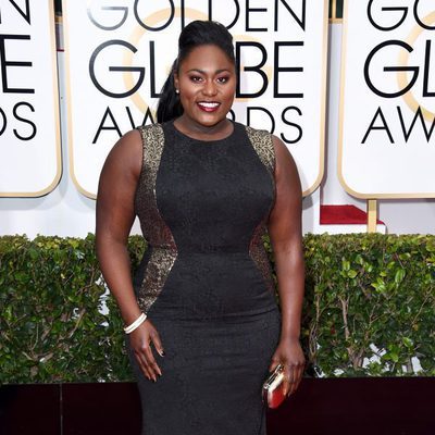 Danielle Brooks en los Globos de Oro 2015