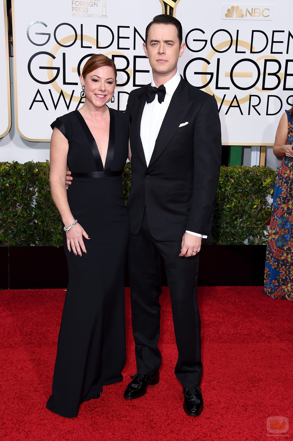 Colin Hanks en los Globos de Oro 2015