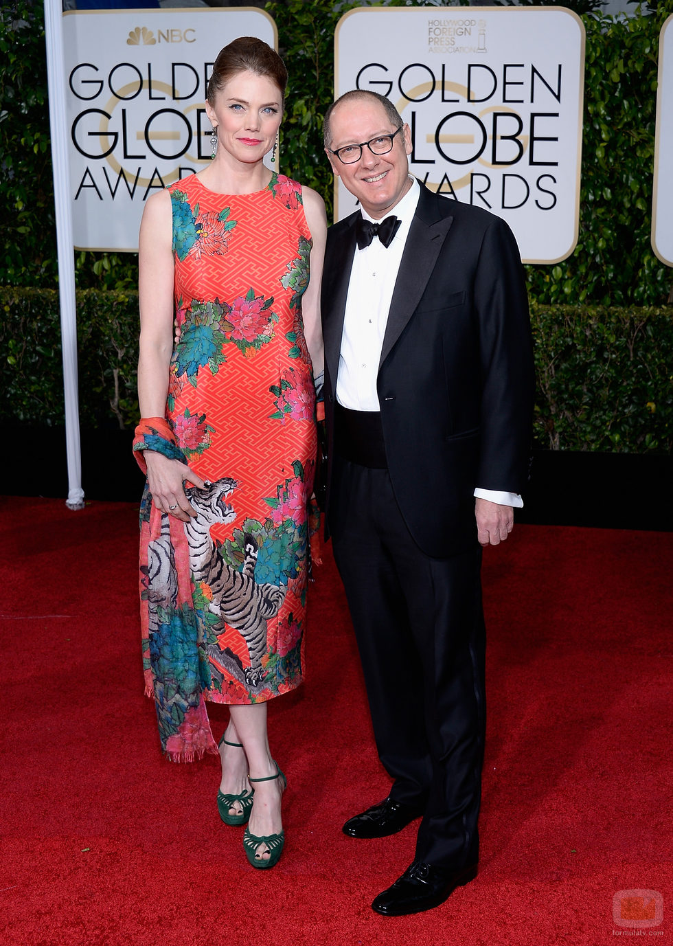 James Spader en los Globos de Oro 2015