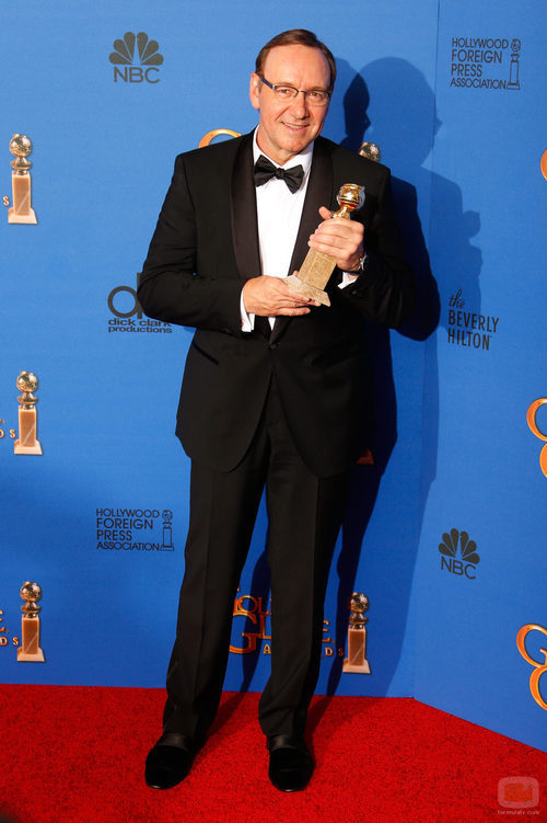 Kevin Spacey galardonado como mejor actor de serie dramática en los Globos de Oro 2015