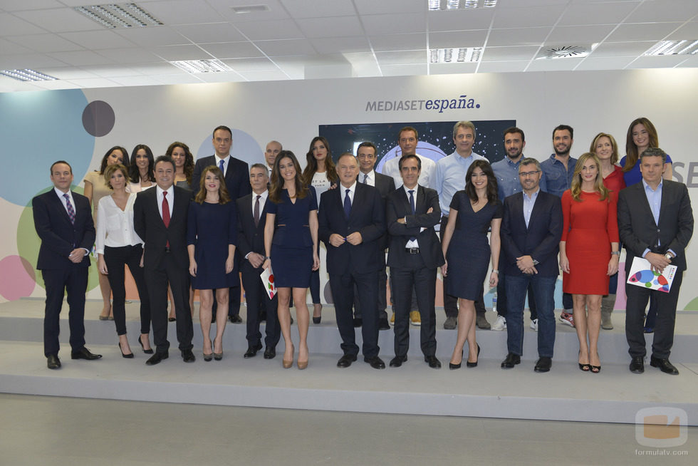 Equipo de presentadores de Informativos de Mediaset