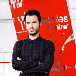 Luis García, presentador de Deportes Cuatro