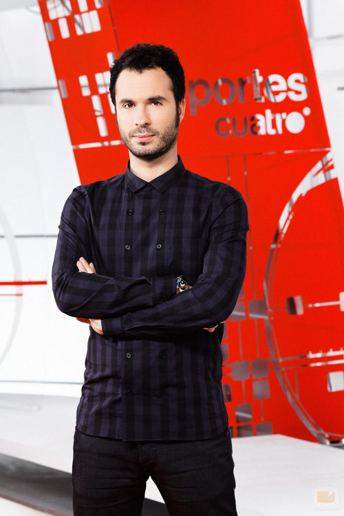 Luis García, presentador de Deportes Cuatro