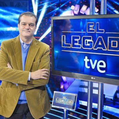 Ramón García en el plató de 'El legado'