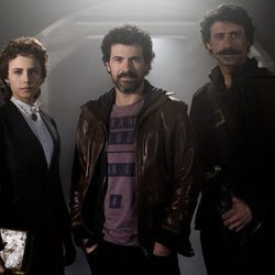 Aura Garrido, Rodolfo Sancho y Nacho Fresneda en 'El ministerio del tiempo'
