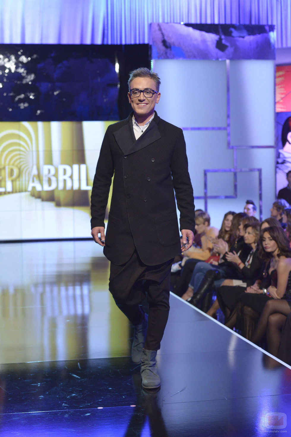 Kiko Hernánez, de Josep Abril en la 'Sálvame Fashion Week'