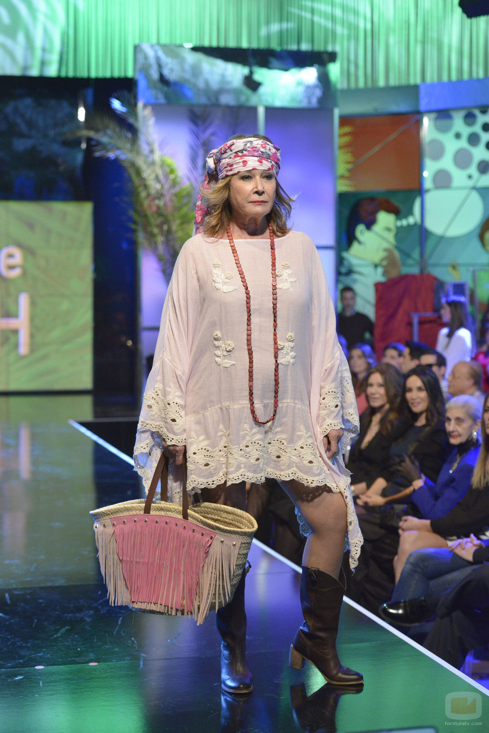 Mila Ximénez, desfile 'Sálvame Beach'