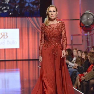 Rosa Benito, de largo en la 'Sálvame Fashion Week'