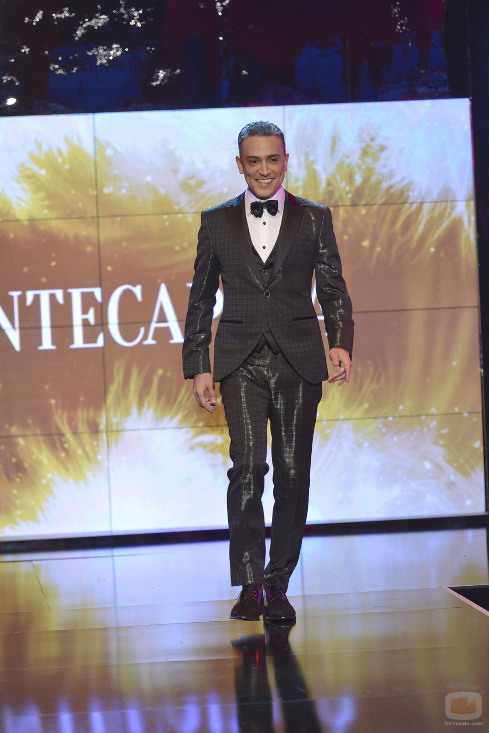 Kiko Hernández, vestido de novio en la 'Sálvame Fashion Week'