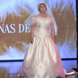 Mila Ximénez, vestida de novia en la 'Sálvame Fashion Week'