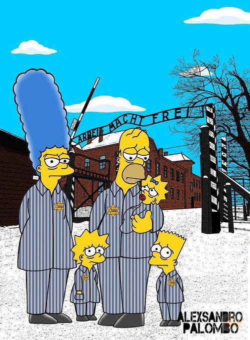 La familia más famosa de Springfield en Auschwitz