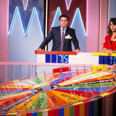 Ramón García presentando 'La ruleta de la fortuna'