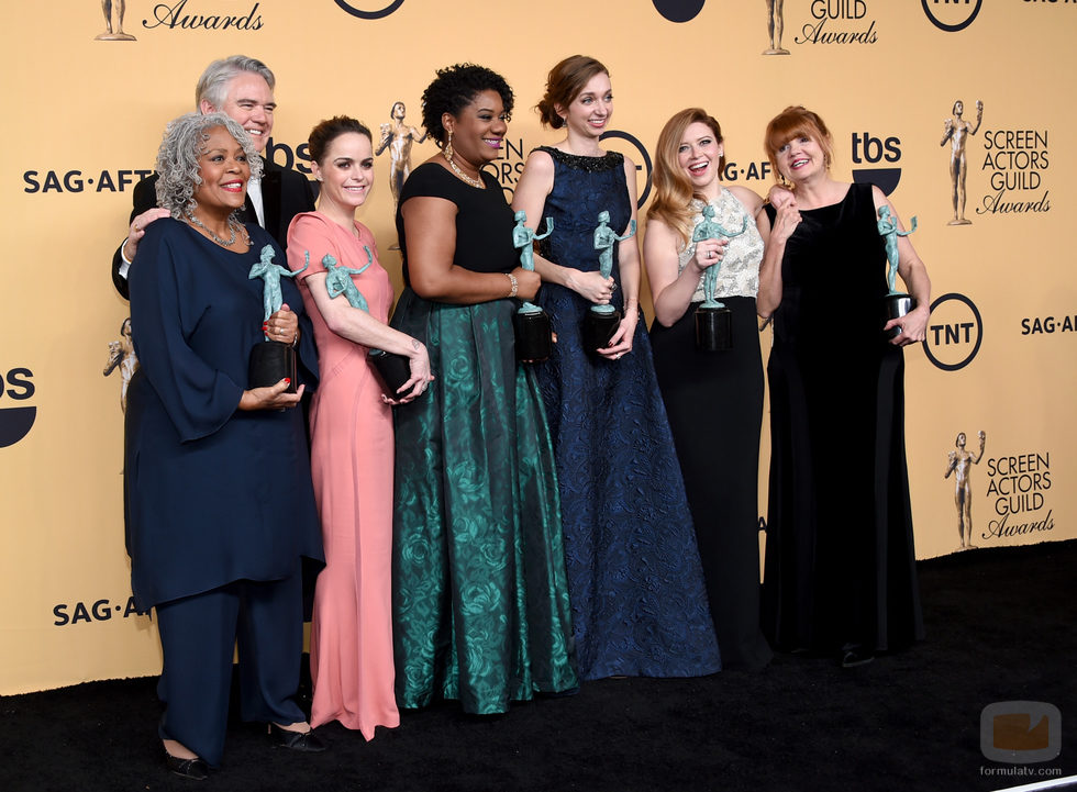 Parte del reparto de 'Orange is the New Black' en los SAG 2015