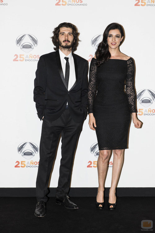 Yon González y Blanca Romero en la fiesta del 25 aniversario