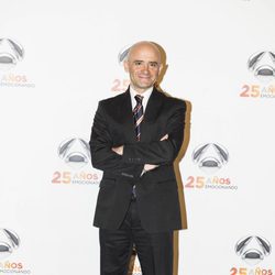 Antonio Lobato en la fiesta del 25 aniversario de Antena 3